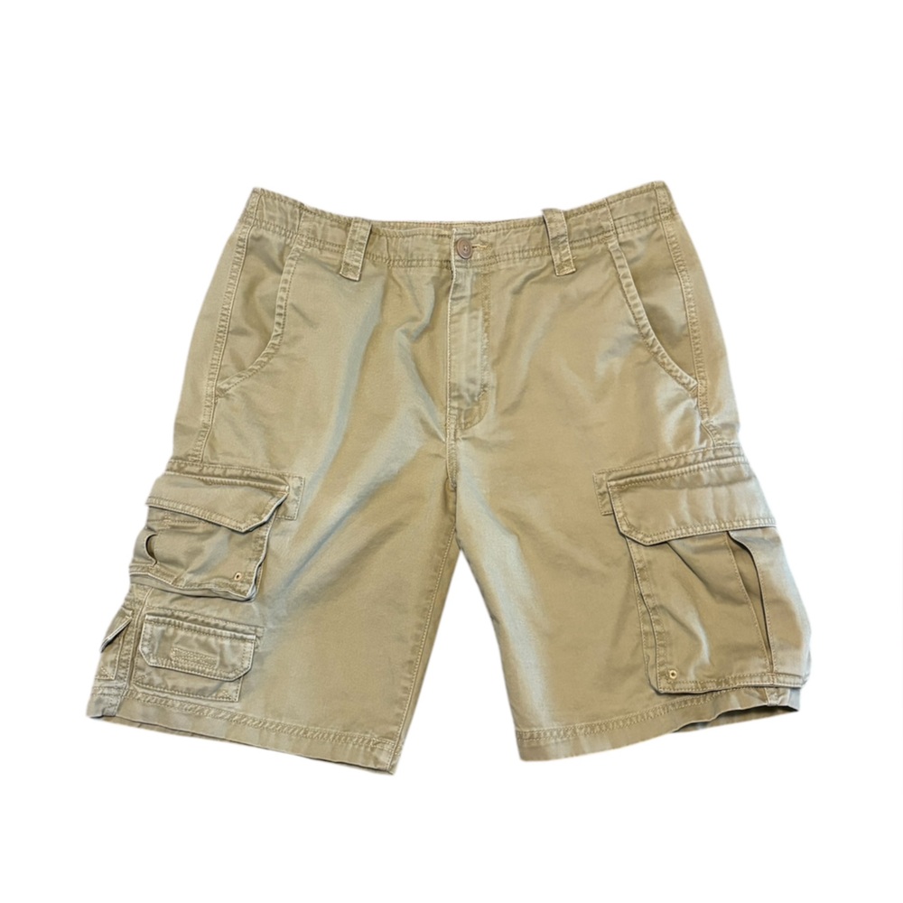 Eddie Bauer Tan Khaki Cargo Shorts